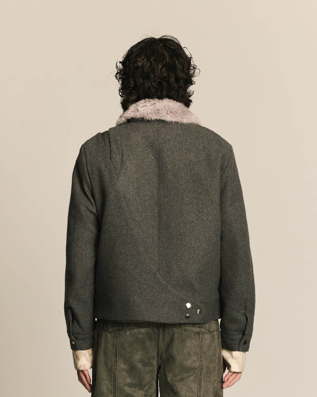 Shalou_SPIRAL HUNTER JACKET (Gray)