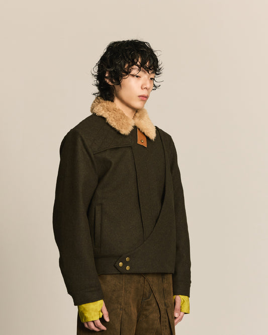 Shalou_SPIRAL HUNTER JACKET (Green)