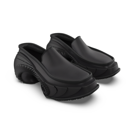 ALIVEFORM_SPIRALIS LOAFER (Charcoal)