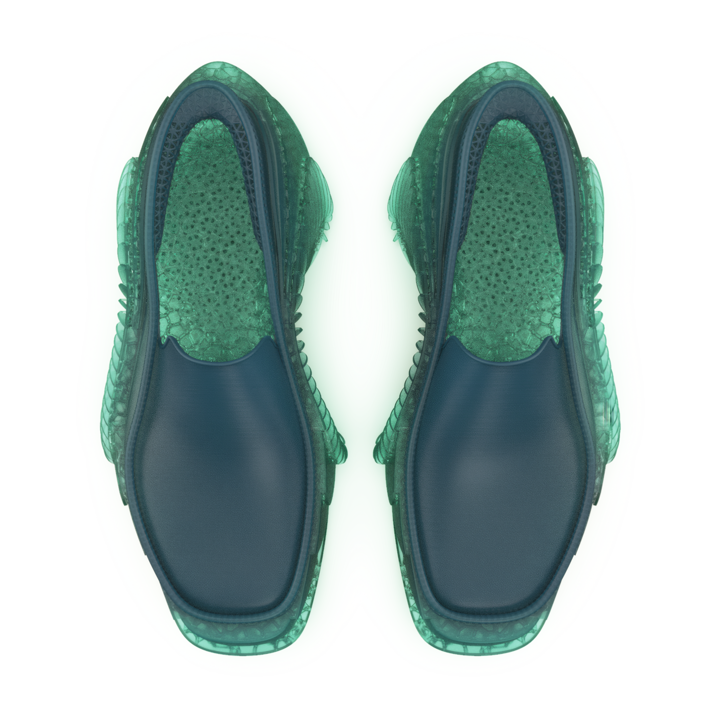 ALIVEFORM_SPIRALIS LOAFER (Lagoon)