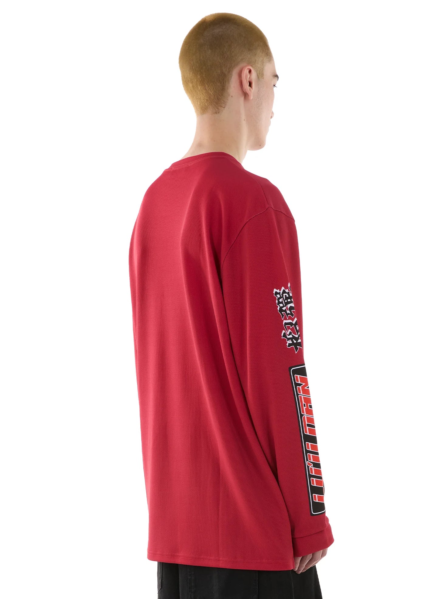 LU'U DAN_OVERSIZED LONG SLEEVE TEE (Red)