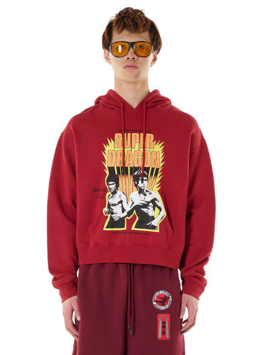 LU'U DAN_HEAVY WEIGHT GYM HOODIE (Chilli)