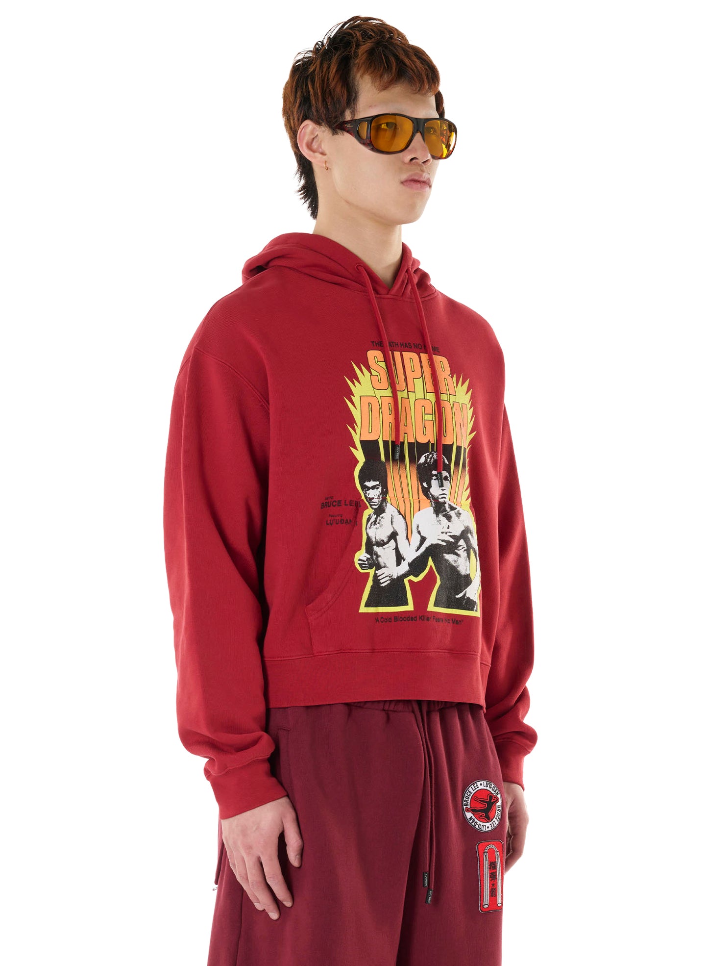 LU'U DAN_HEAVY WEIGHT GYM HOODIE (Chilli)
