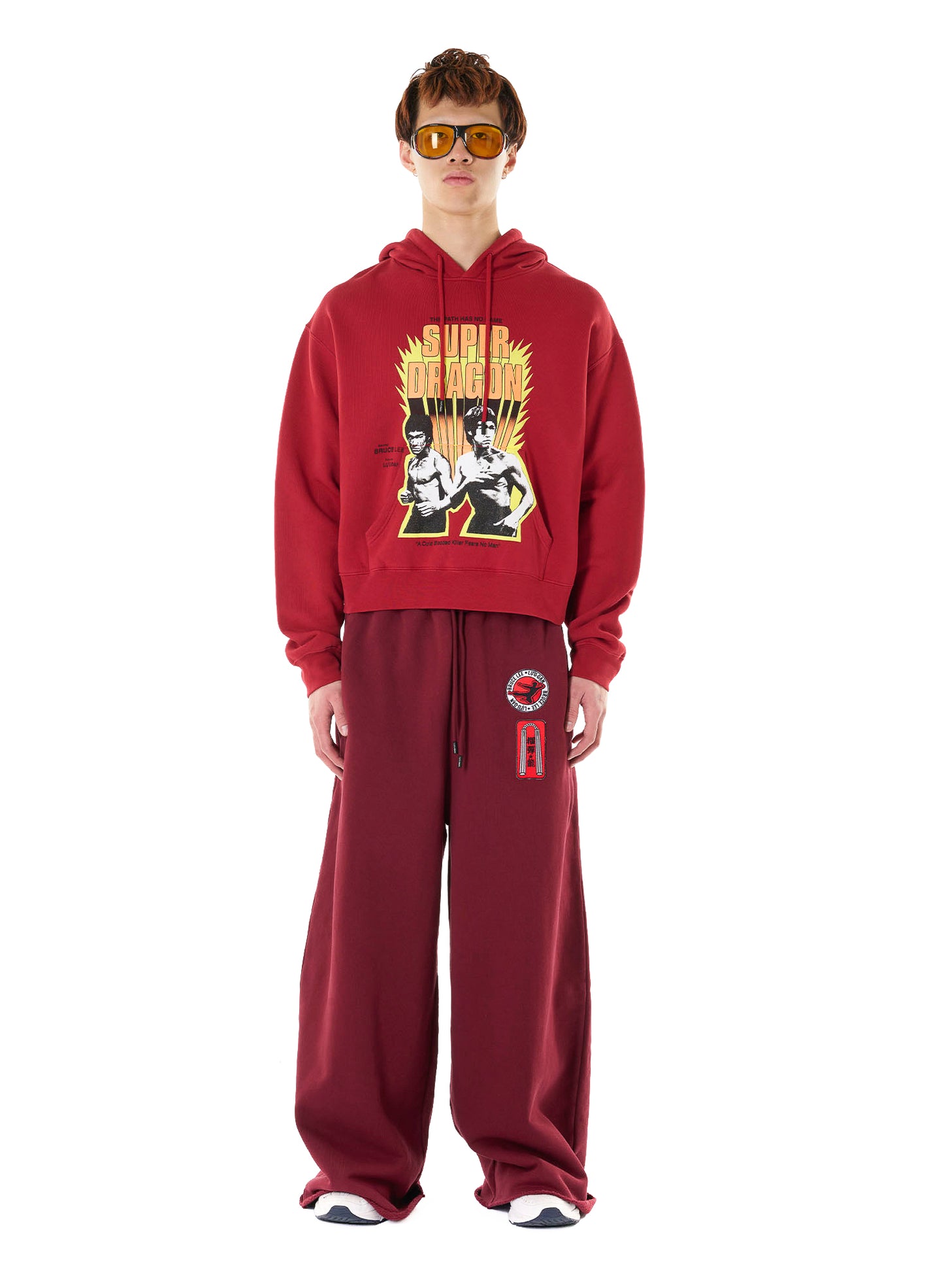LU'U DAN_HEAVY WEIGHT GYM HOODIE (Chilli)
