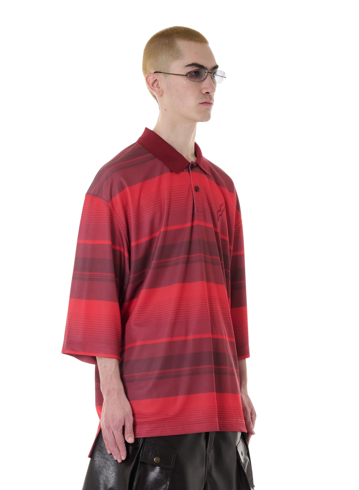 LU'U DAN_Gas Station Polo (Fade-in Blood Stripe)