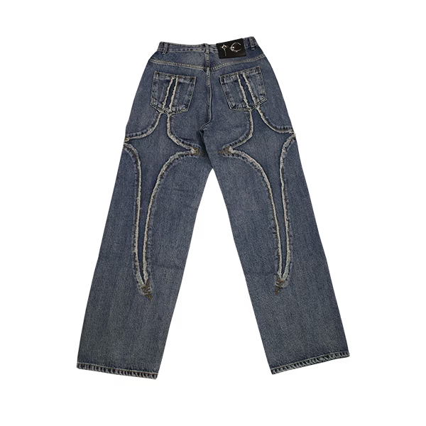 Thug Club_Tribal Denim Pants (Blue)