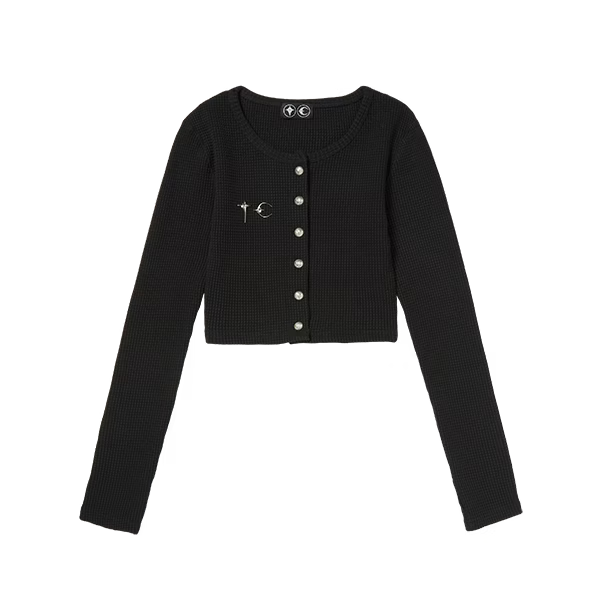 Thug Club_TC Cardigan (W) (Black)