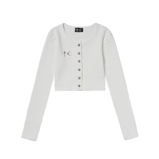 Thug Club_TC Cardigan (W) (White)