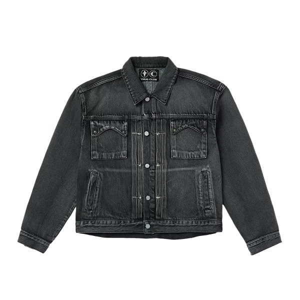Thug Club_Claw Denim Jacket (Black)