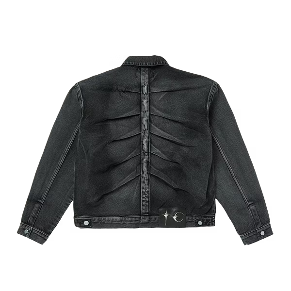 Thug Club_Claw Denim Jacket (Black)