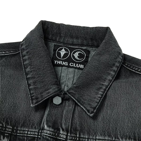 Thug Club_Claw Denim Jacket (Black)