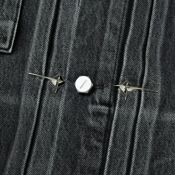 Thug Club_Claw Denim Jacket (Black)