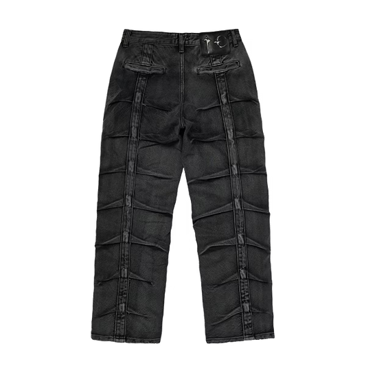 Thug Club_Line GOB Denim Pants (Black)