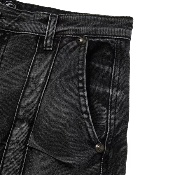 Thug Club_Line GOB Denim Pants (Black)