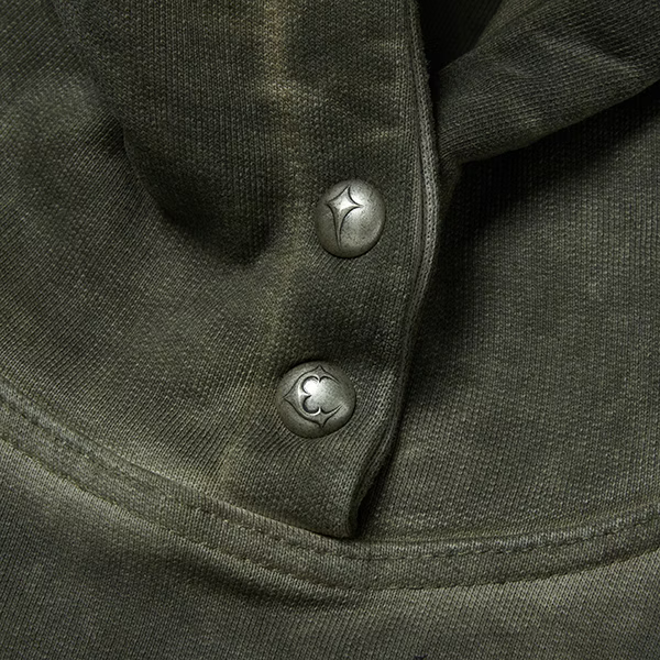 Thug Club_Color Emblem Hoodie (Khaki)