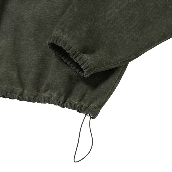 Thug Club_Color Emblem Hoodie (Khaki)