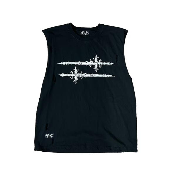 Thug Club_Cross T Sleeveless (Black)