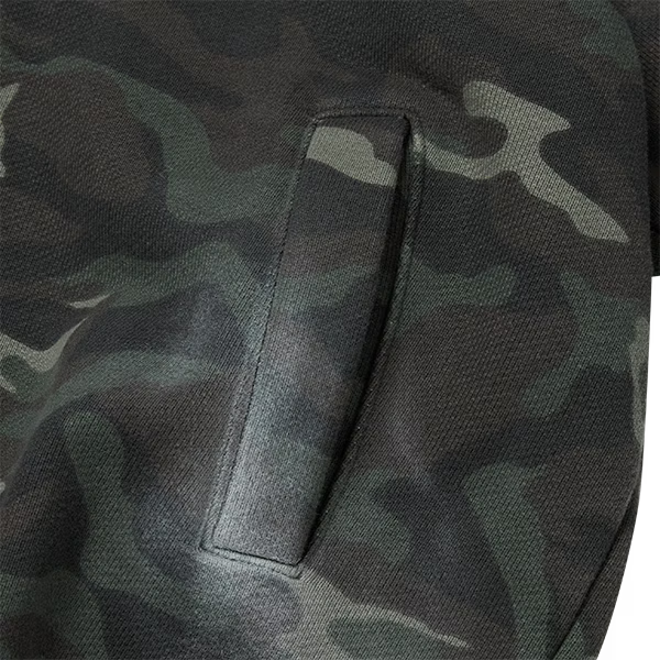 Thug Club_Sprayed Camoflage Rock Hoodie (Camo)