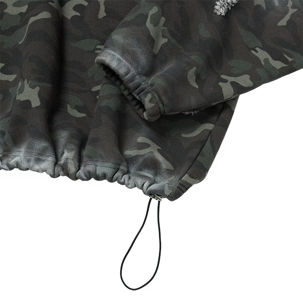 Thug Club_Sprayed Camoflage Rock Hoodie (Camo)
