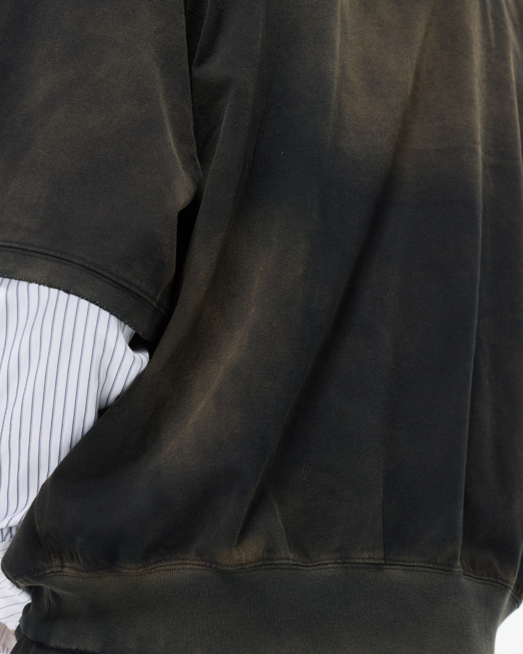 blANk_SET STUDIO_KNITTED RAGLAN SLEEVE TOP (Monkey Wash)