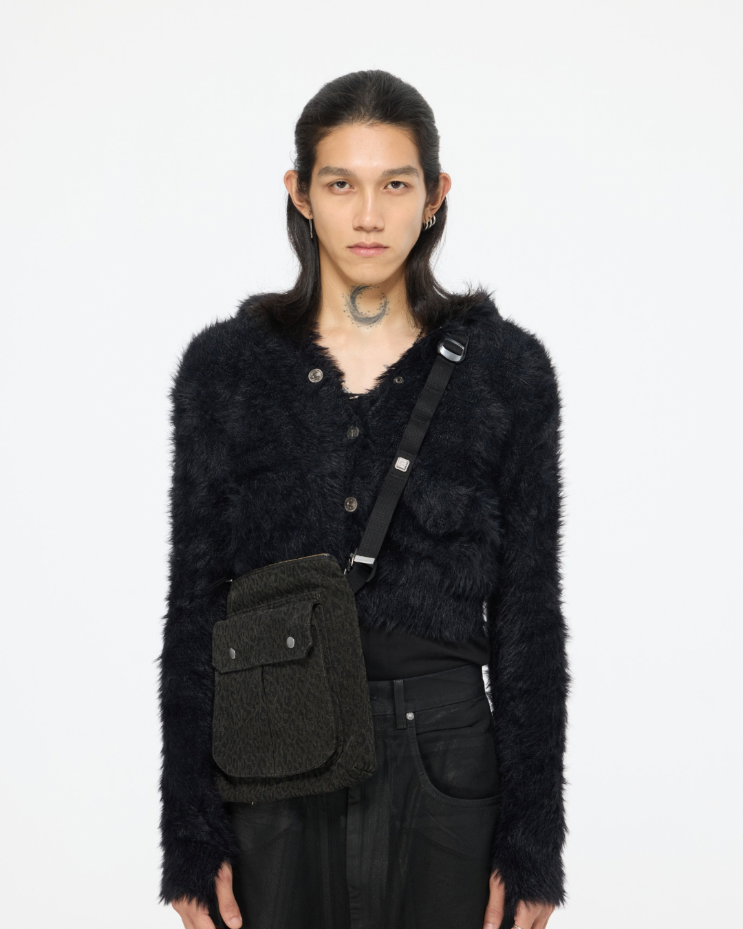 blANk_SET STUDIO_CARGO BAG (Panther Pattern)