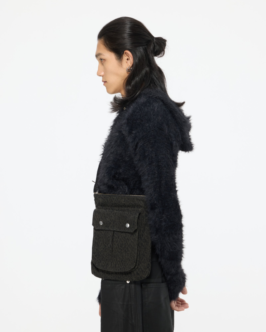 blANk_SET STUDIO_CARGO BAG (Panther Pattern)