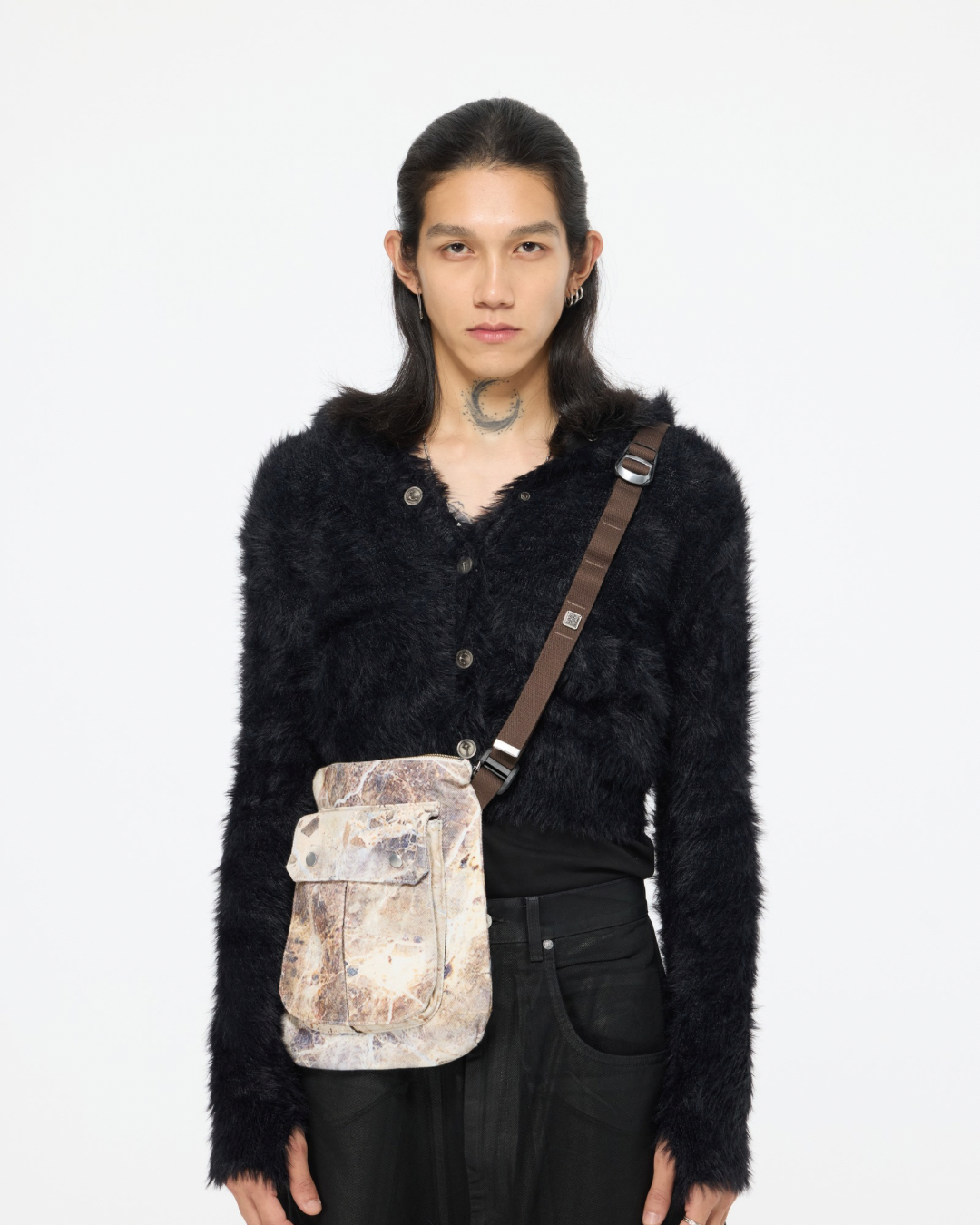 blANk_SET STUDIO_CARGO BAG (Meteorite Pattern)