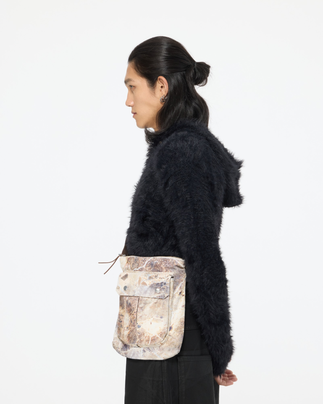 blANk_SET STUDIO_CARGO BAG (Meteorite Pattern)