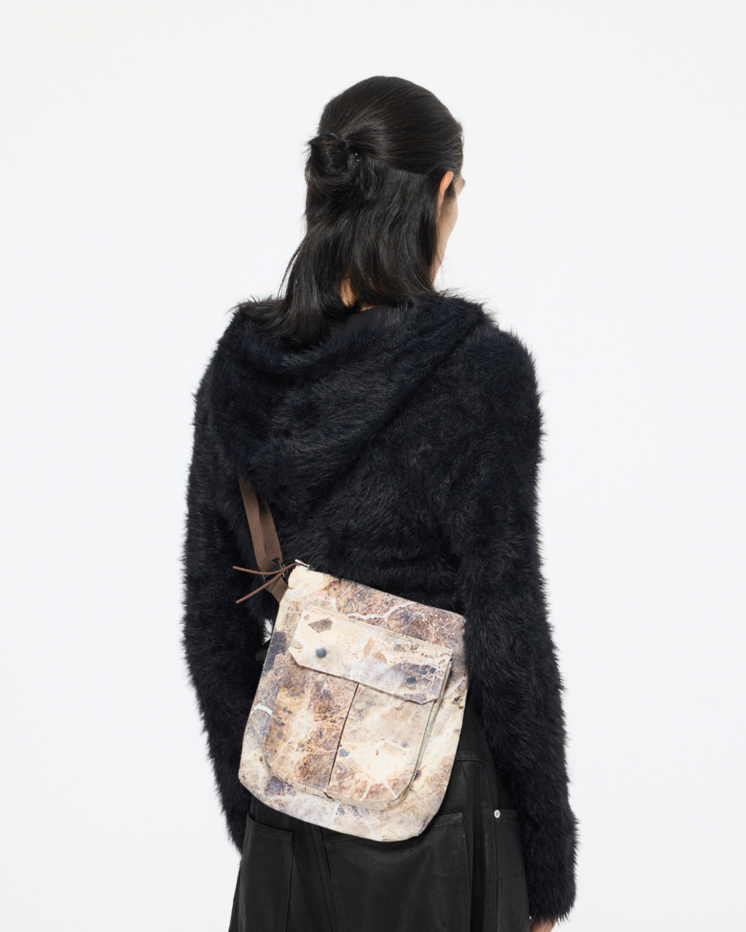 blANk_SET STUDIO_CARGO BAG (Meteorite Pattern)