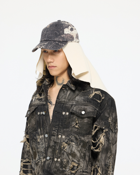 blANk_SET STUDIO_BASEBALL CAP (Snake Pattern)