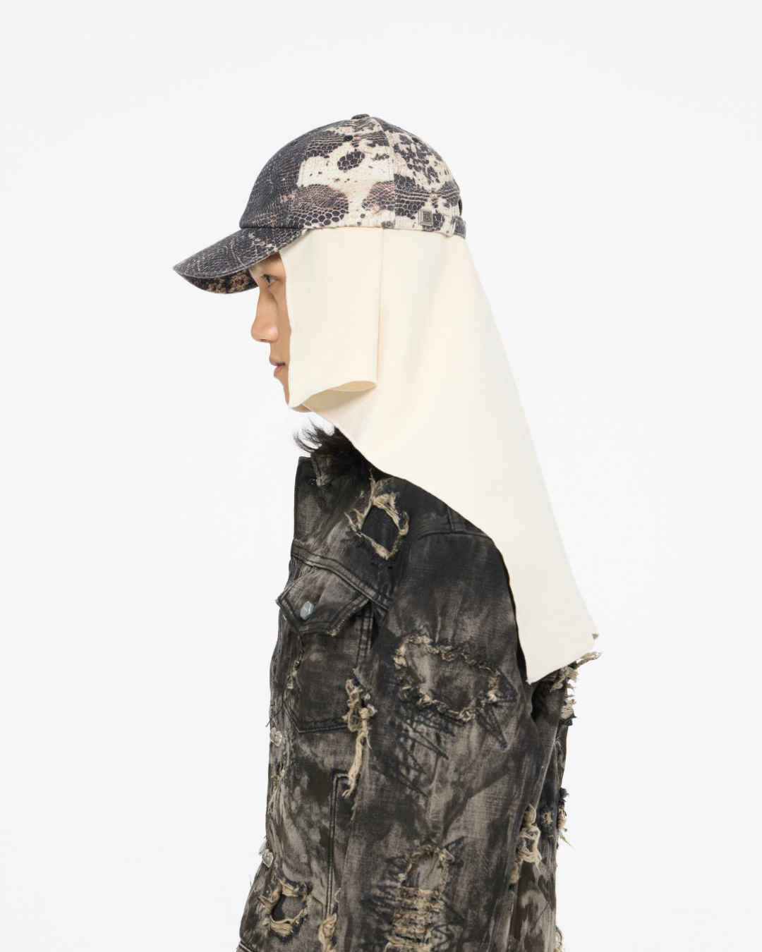 blANk_SET STUDIO_BASEBALL CAP (Snake Pattern)