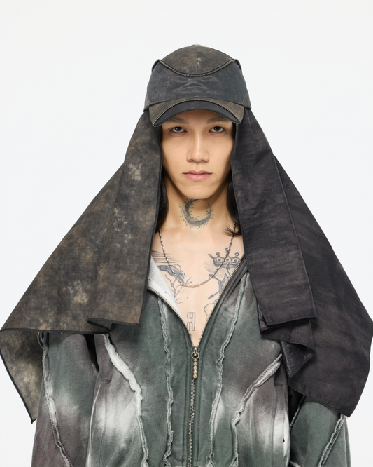 blANk_SET STUDIO_BASEBALL CAP (Mineral Black)