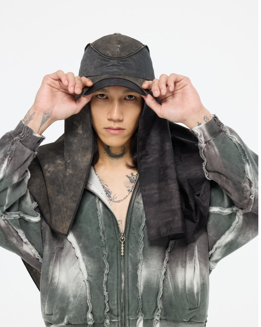 blANk_SET STUDIO_BASEBALL CAP (Mineral Black)