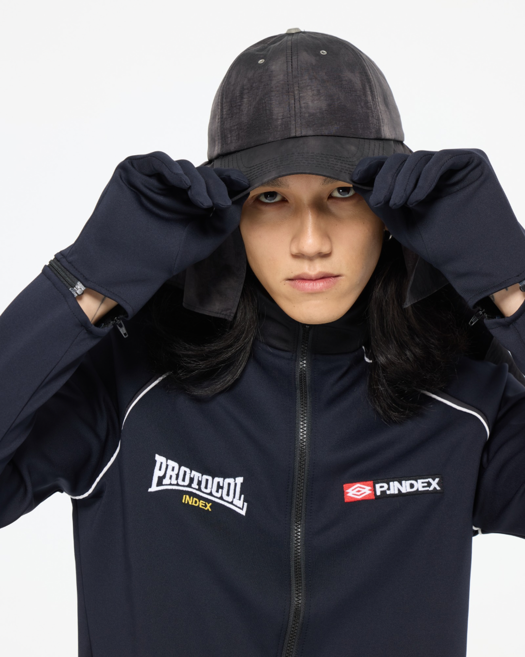 blANk_SET STUDIO_BASEBALL CAP (Ruin Tint/Crack Finish)