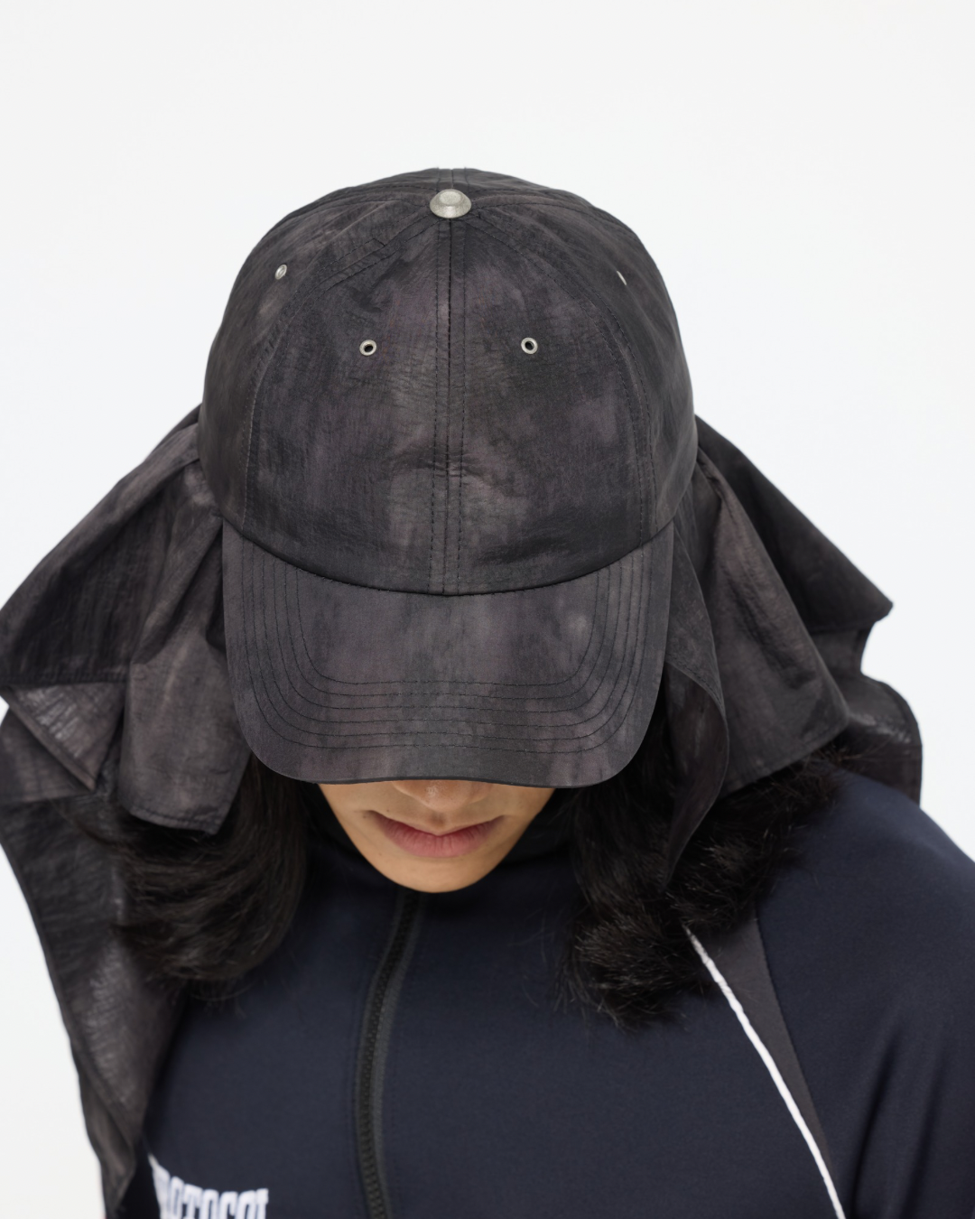blANk_SET STUDIO_BASEBALL CAP (Ruin Tint/Crack Finish)