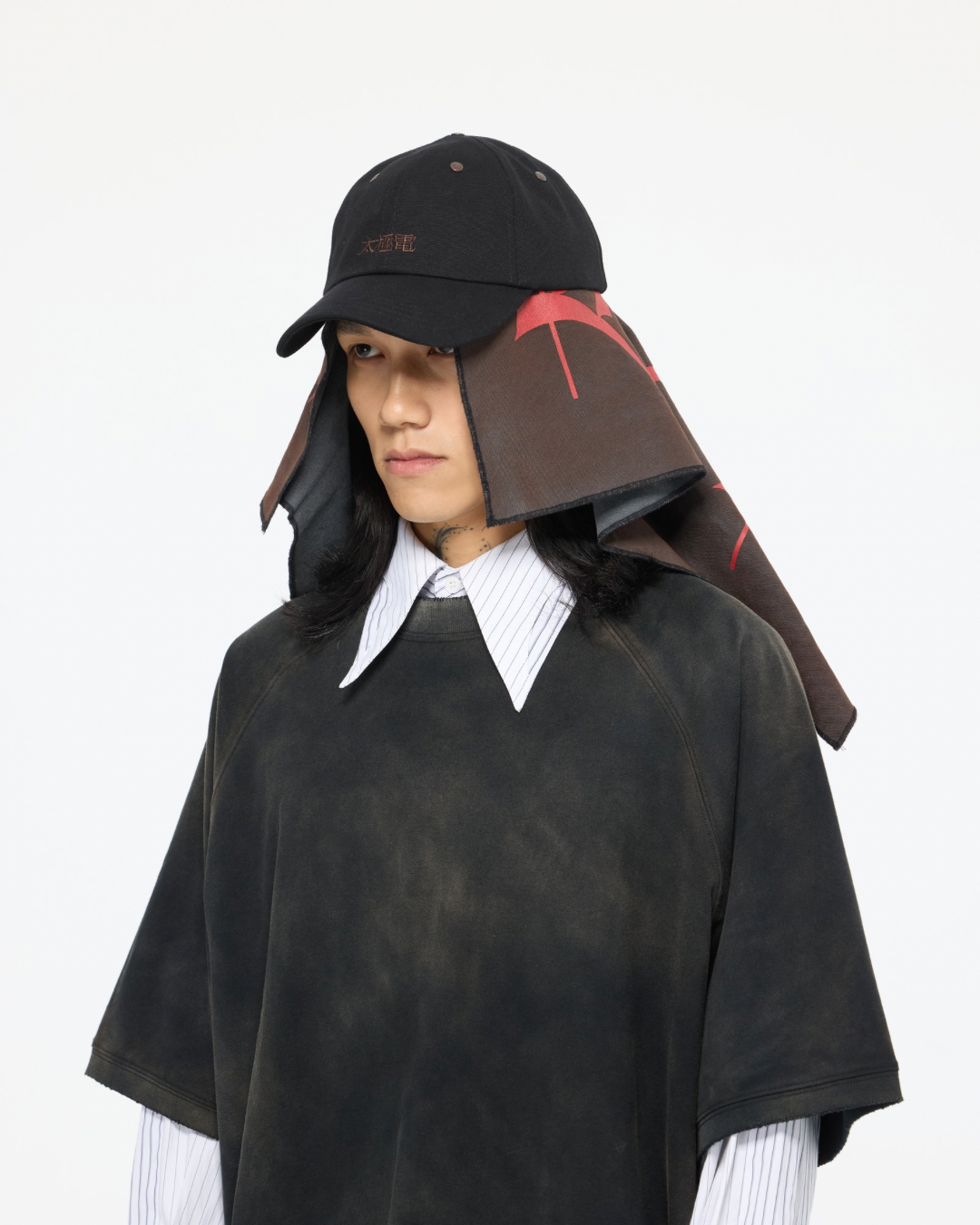 blANk_SET STUDIO_BASEBALL CAP (Black)