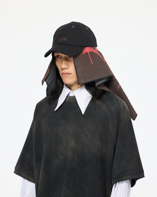 blANk_SET STUDIO_BASEBALL CAP (Black)