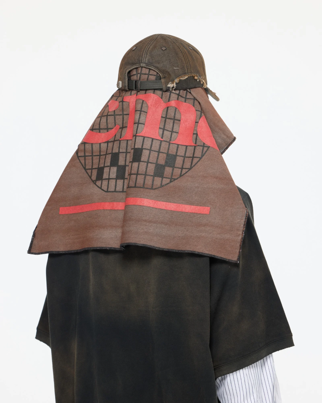 blANk_SET STUDIO_BASEBALL CAP (Rust Dye)