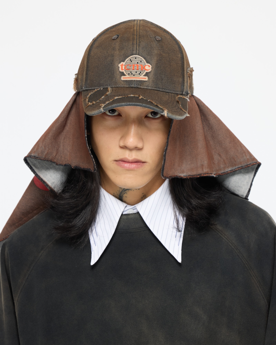 Rust Cap blANk_SET STUDIO_BASEBALL CAP (Rust Dye) – TOBIRA STORE