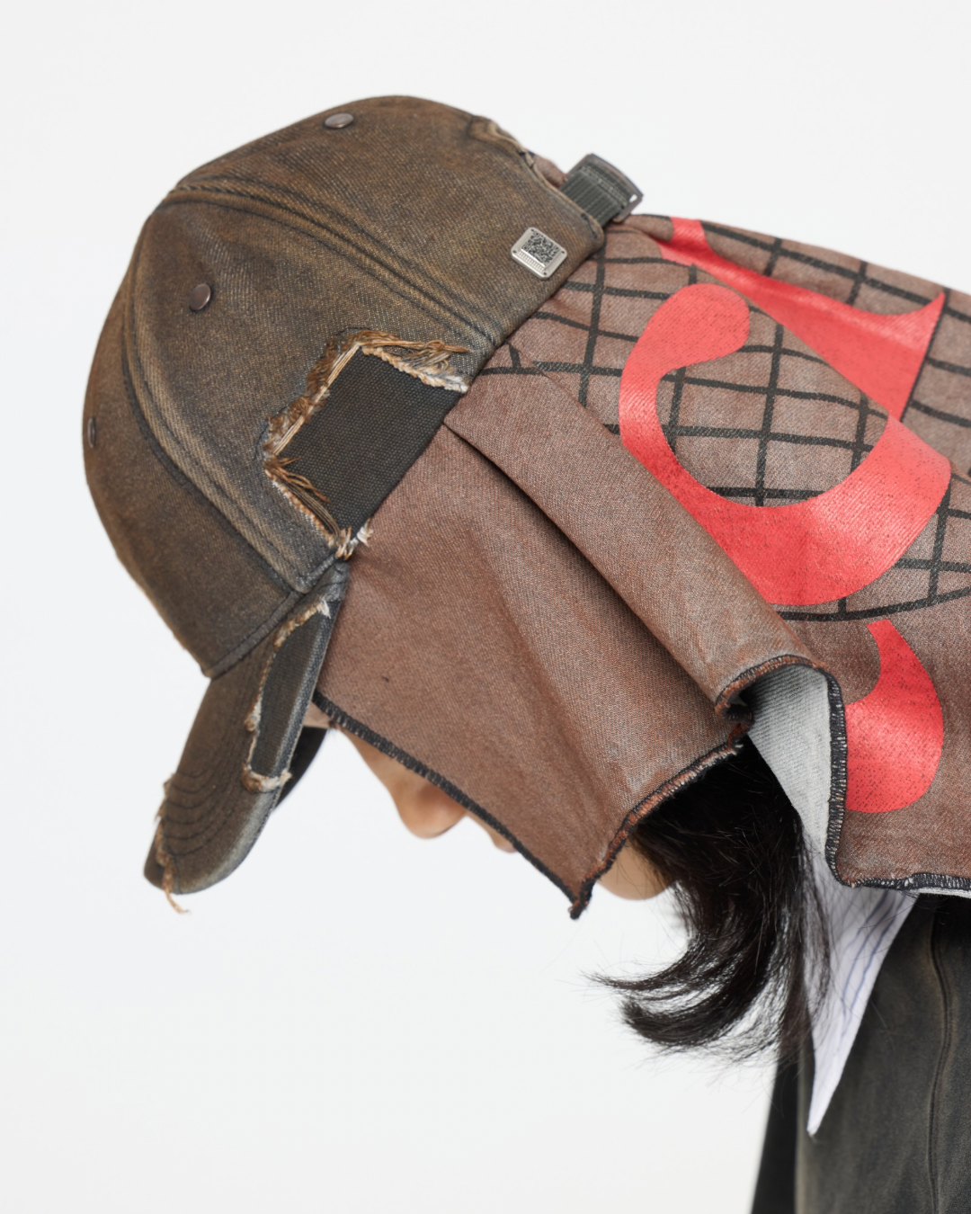 blANk_SET STUDIO_BASEBALL CAP (Rust Dye)