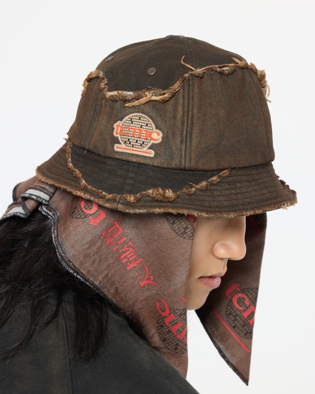blANk_SET STUDIO_FATIGUE HAT (Rust Dye)