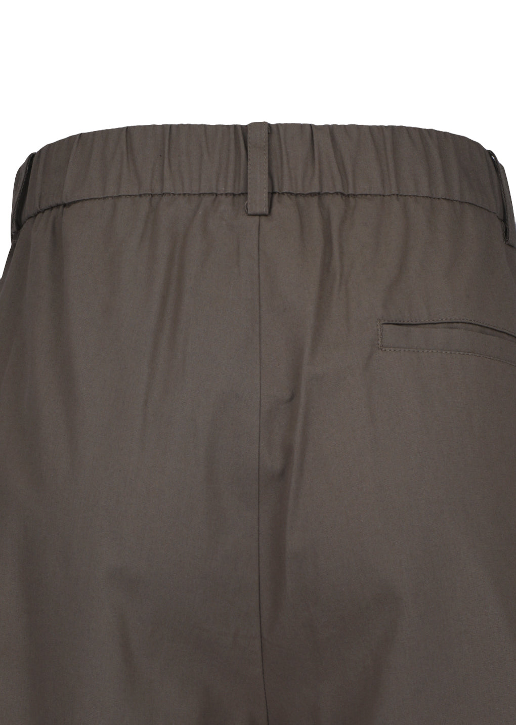 AMOMENTO_WIDE BERMUDA PANTS (Brown)