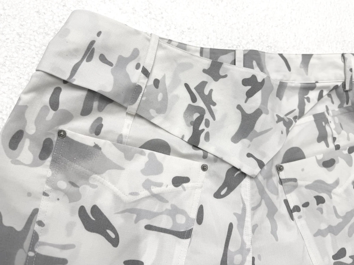 ALA TIANAN × PURE G_Snow Camouflage Cargo
