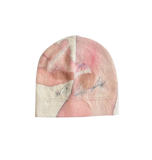 ALA TIANAN_BAND-AIDS PRINT FELT REFLECTIVE JACQUARD BEANIE