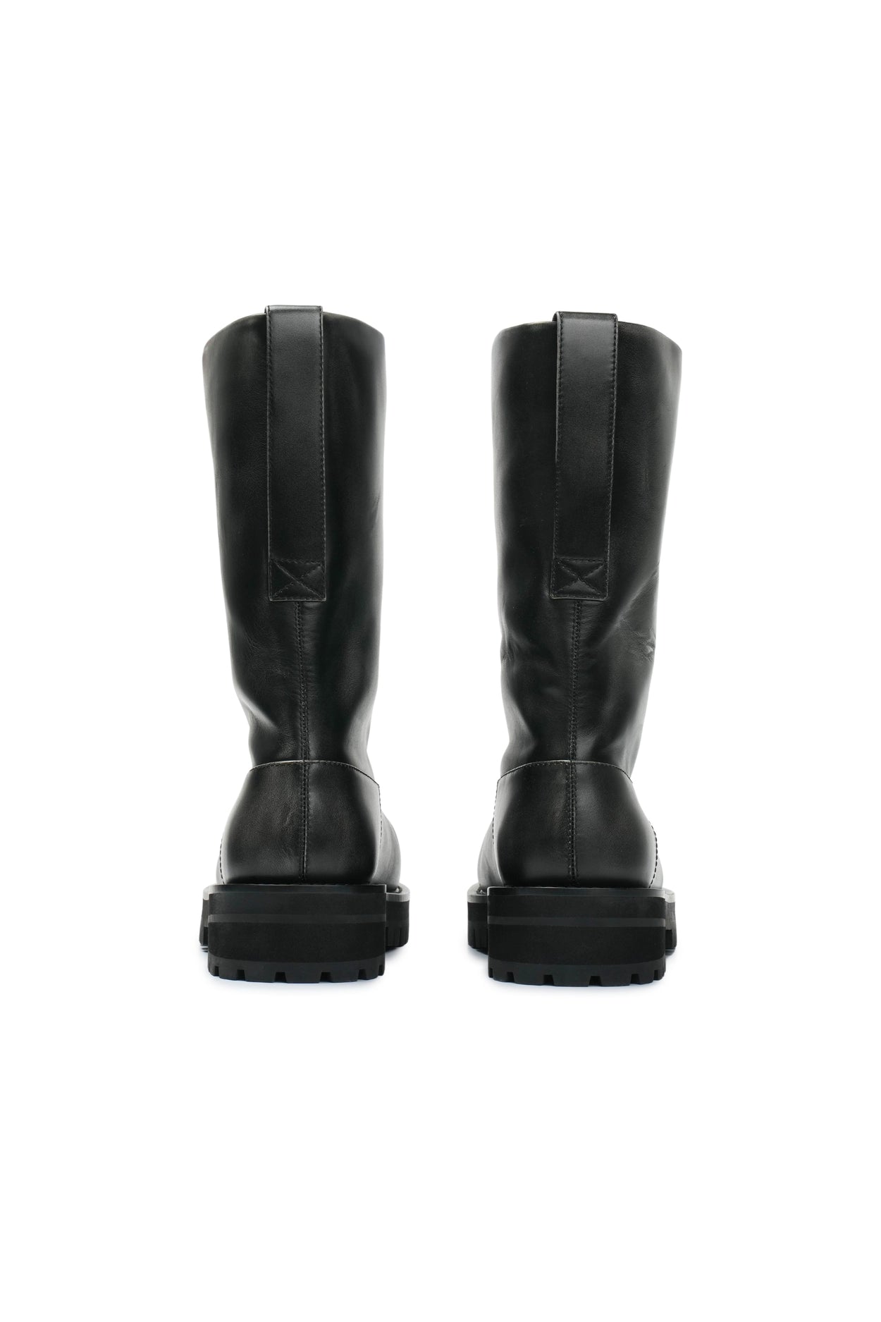 Protocol Index_DISTRESSED SHAFT BOOTS (Vintage Black)