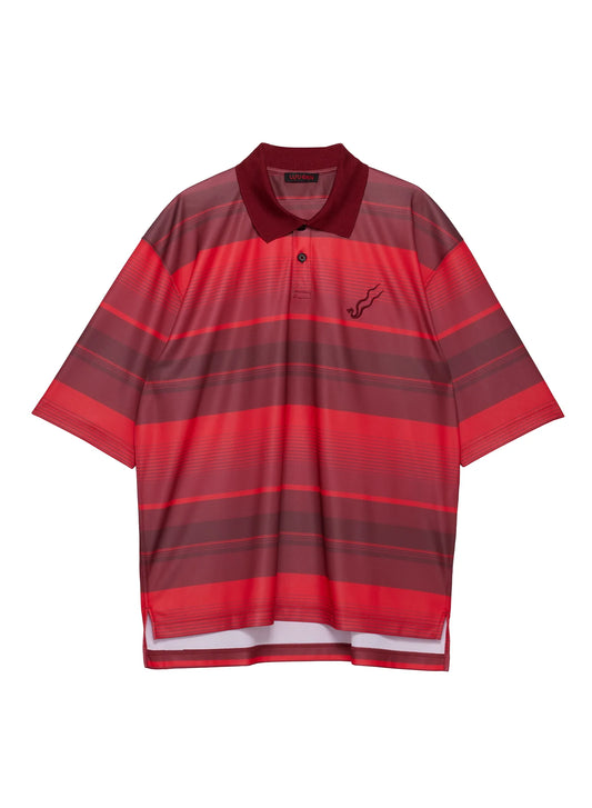 LU'U DAN_Gas Station Polo (Fade-in Blood Stripe)