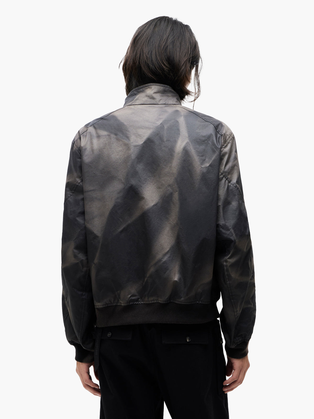 JiyongKim_Sun-Bleached High Neck Blouson (Black)