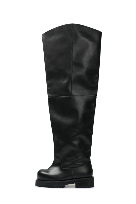 Protocol Index_THIGH HIGH BOOTS (Black)
