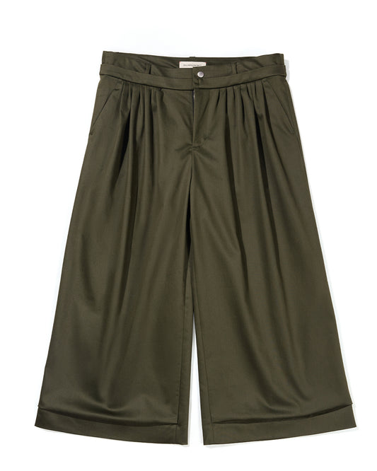 NOUVEAU PROJECT_FOLDED CROPPED PANTS (Green)