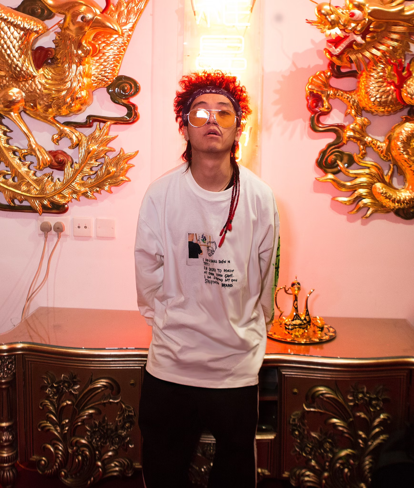 ILoveYourGirlfriend®_"Wearable Canvas"Graphic Long Sleeves Tee (001)